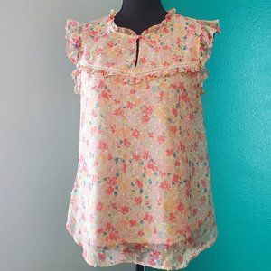 Lauren Conrad Floral Blouse